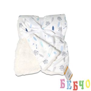 Бебешко одеяло Shaggy 105/75 см