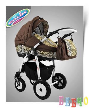 Детска количка Zippy 3 в 1 - леопард